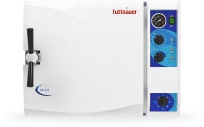 Tuttnauer 3870M large capacity manual tabletop autoclave