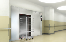 Animal care pass-through autoclave in a vivarium facility