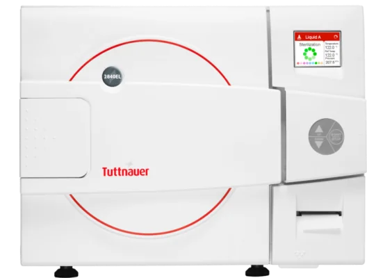 Tuttnauer benchtop laboratory autoclave with control panel