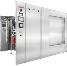 Double-door bioseal autoclave for containment laboratories
