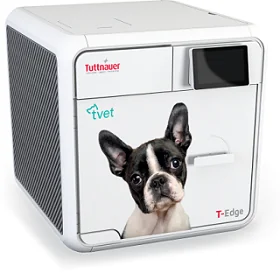 Tuttnauer tvet tabletop veterinary autoclave, front view