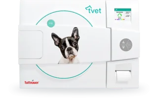 Tuttnauer T-Edge Vet tabletop veterinary autoclave
